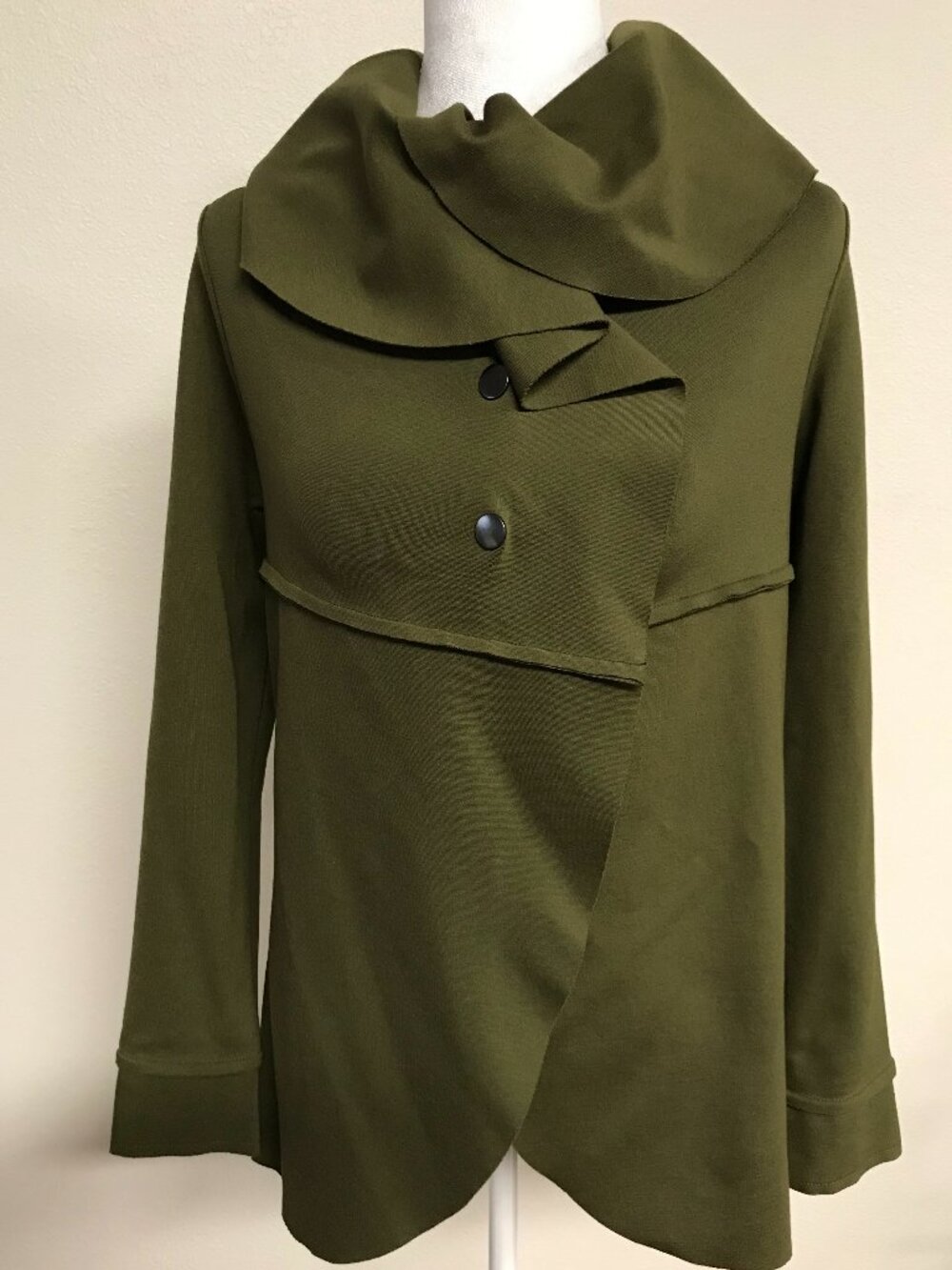 Kensie Draped Ponte Jacket/Cardigan – Size Medium